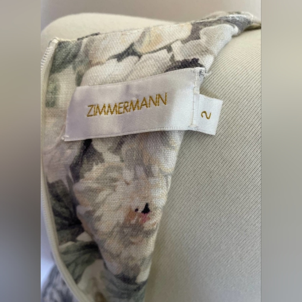 Zimmermann Bowerbird Flute Ruffled Mini - Picture 5 of 5